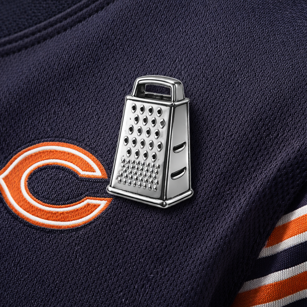 Cheese Grater Pin
