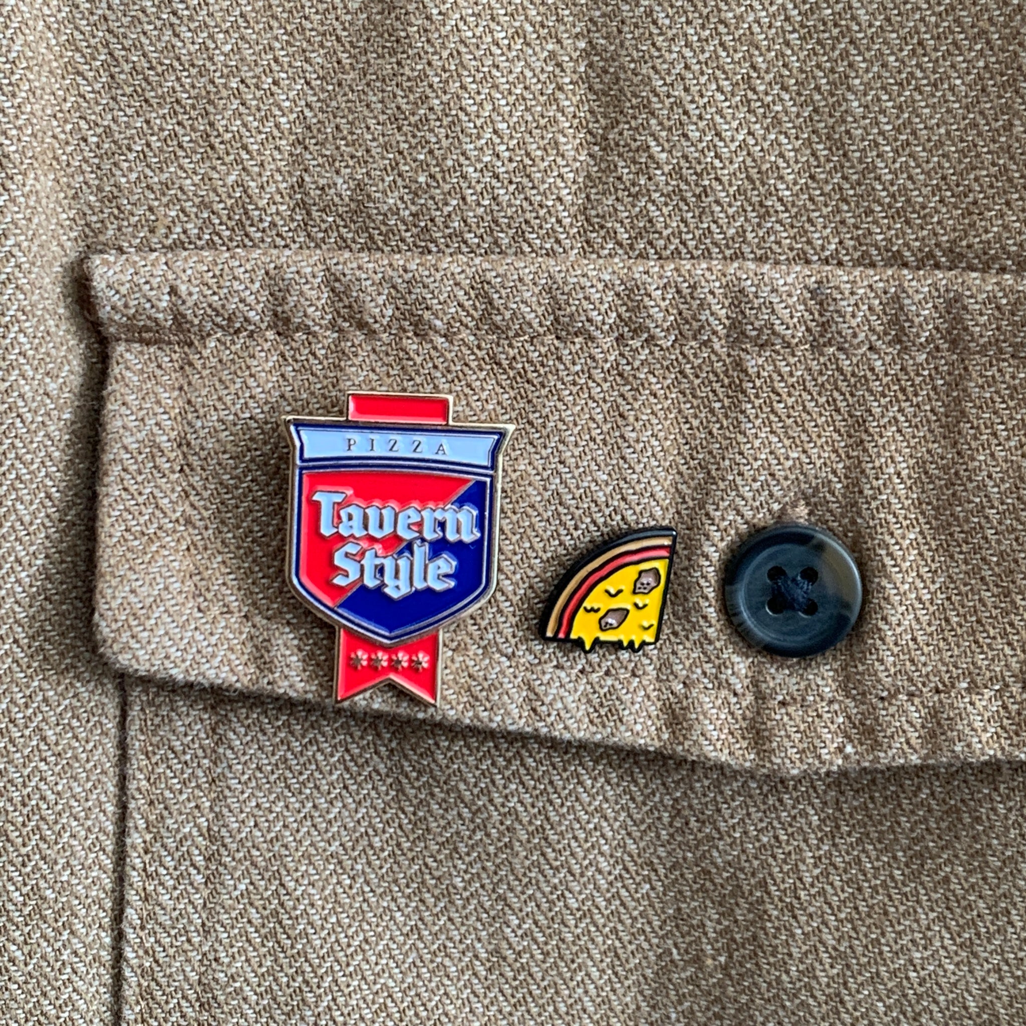 Tavern Style Pizza Corner Pin
